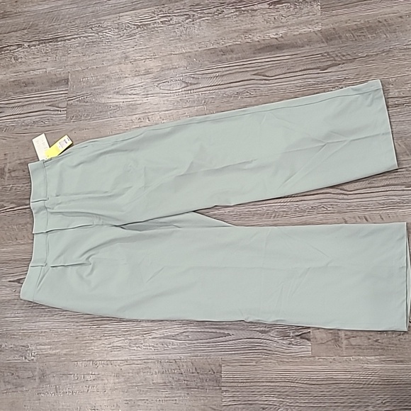 All in Motion Light Green Wide-Leg Woven High Rise Trousers Size Large - Picture 3 of 5